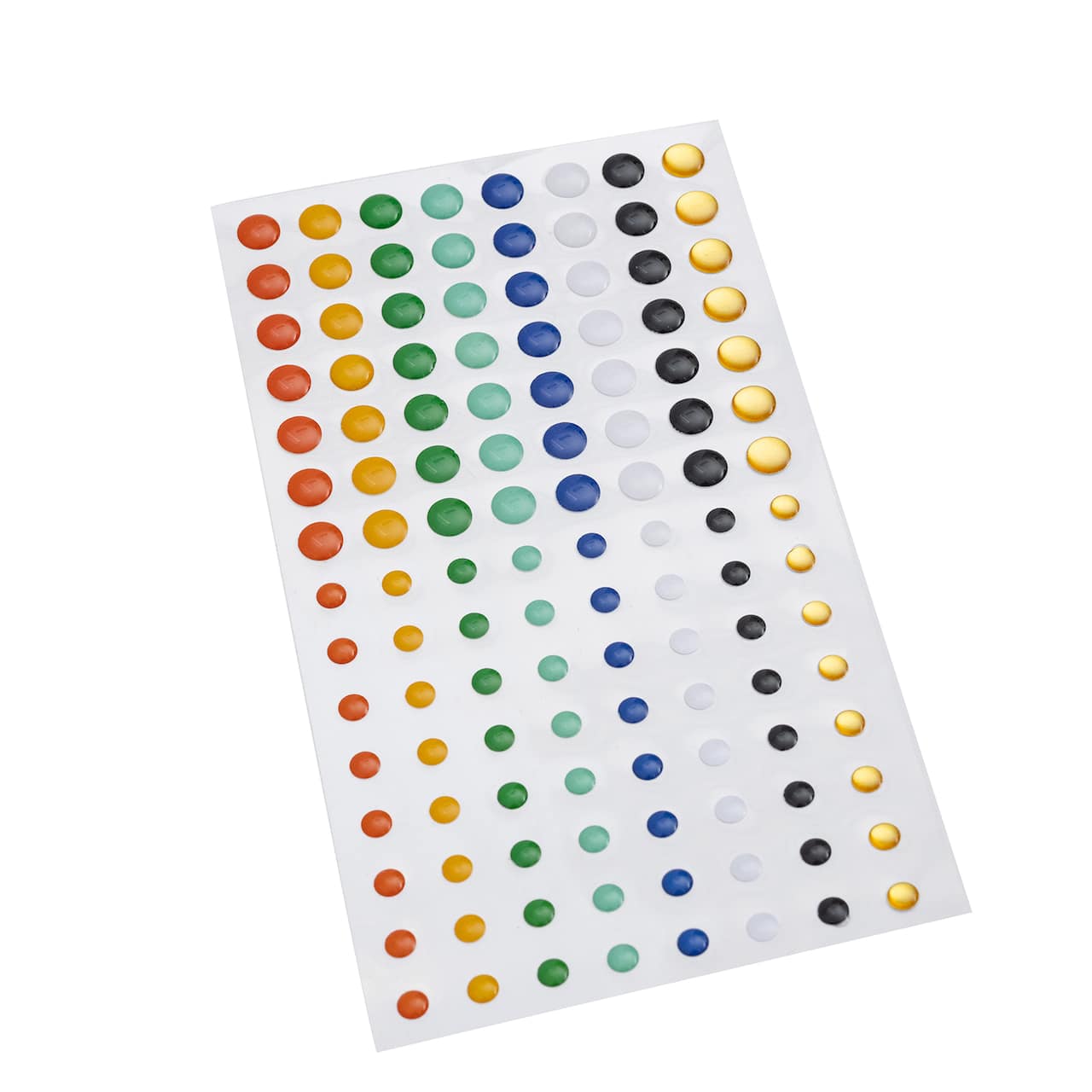12 Packs: 120 ct. (1,440 total) Multicolor Enamel Dot Stickers by Recollections™